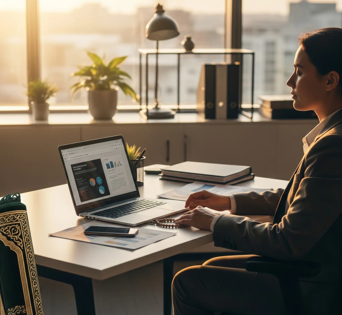 Equilibrando a ambição profissional com Deen